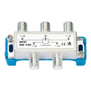 Wisi Verteiler 4f. 5-2400MHz, 11dB DM14A