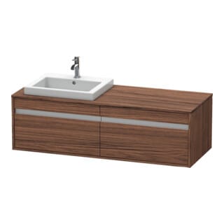 Duravit Waschtischunterschrank Ketho 140x55x42,6cm, f EWT, 2 AZ, B li, N dkl.