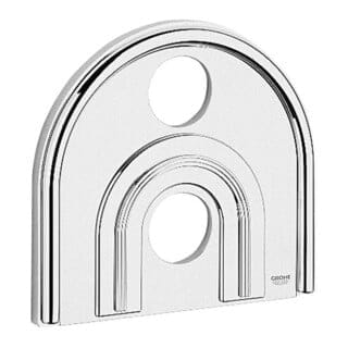 Grohe Rosette 47463 für Chiara THM-Fertigmontageset chrom/mattchrom