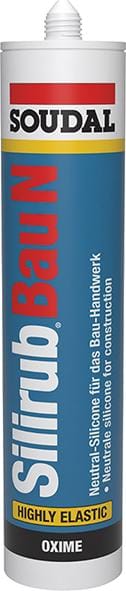 Soudal Bausilikon Silirub N schwarz 310 ml