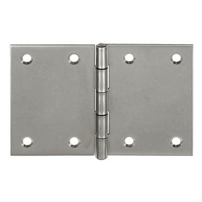 Vormann - Tür-Scharnier breit,B60xH40mm gerollt Edelstahl,rostfrei