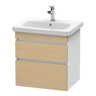 Duravit Waschtischunterschrank DuraStyle 58x44,8cm, E na/we ma, 2 SchKa., wandhängend