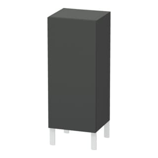 Duravit Halbhochschrank L-Cube individual, Tür rechts, graphit matt