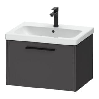 Duravit Waschtischunterschrank D-Code 63,4x40x46cm, 1 Ausz., graph ma, Gr. sw
