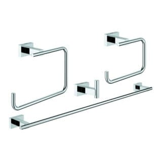 Grohe Bad-Set Essentials Cube 4 in 1, verdeckte Befestigung, chrom