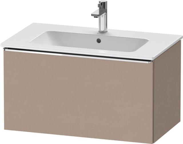 Duravit Waschtischunterschrank D-Neo 81x46,2cm, chr/Leinen, 1 Ausz., wandhängend