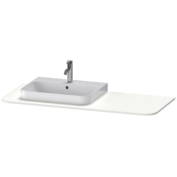 Duravit Waschtisch-Konsole Happy D.2 Plus 130x55cm, m 1 AS, Beck. li, we s-matt
