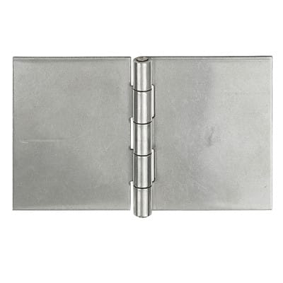 VORMANN Tür-Scharnier breit,B90xH60mm gerollt Edelstahl,rostfrei