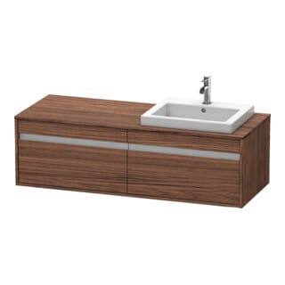 Duravit Waschtischunterschrank Ketho 140x55x42,6cm, f EWT, 2 AZ, B r, N dkl.