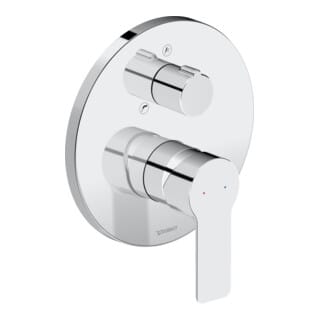 Duravit Fertigset UP-Wannen-Einhebelmischer D-Code Keramikmisch., Sicherung, 22,5 l, chrom