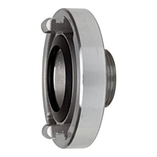 Riegler Storz-Festkupplung, Alu, Storz-Größe 75-B, KA 89 mm, G 3 AG