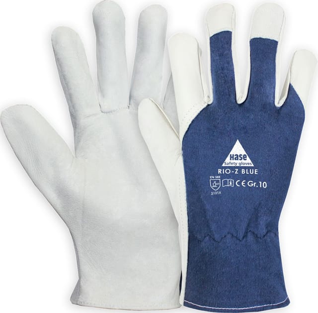 Hase RIO-Z BLUE, Montagehandschuh aus Ziegennappa