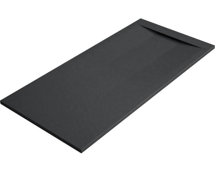 Duschwanne Opalo 90x100 Cm Graphit Gitter Graphit