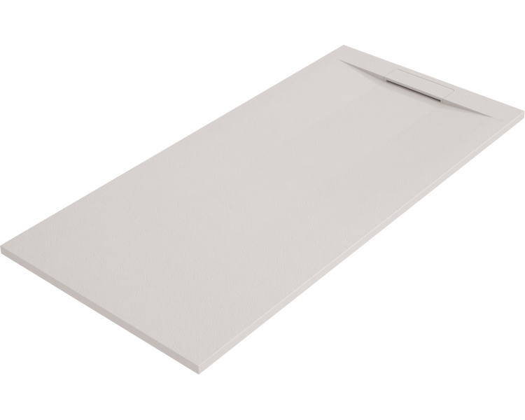 Duschwanne Opalo 80x190 Cm Sand Gitter Sand