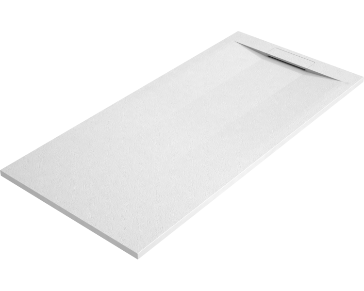 Duschwanne Opalo 70x200 Cm Weiß Gitter Weiß