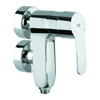 Grohe Brause-Einhebelmischer Vertica Eurostyle C chrom, Wandmontage