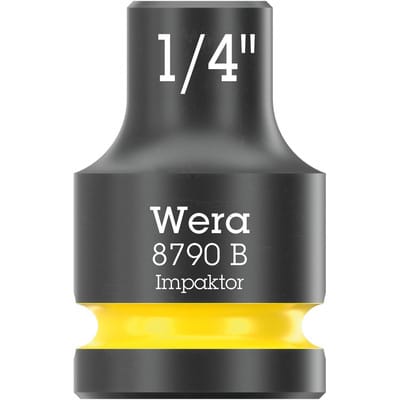 Wera Steckschlüsseleinsatz 8790 B Impaktor mit 3/8"-Antrieb, 1/4" x 30 mm
