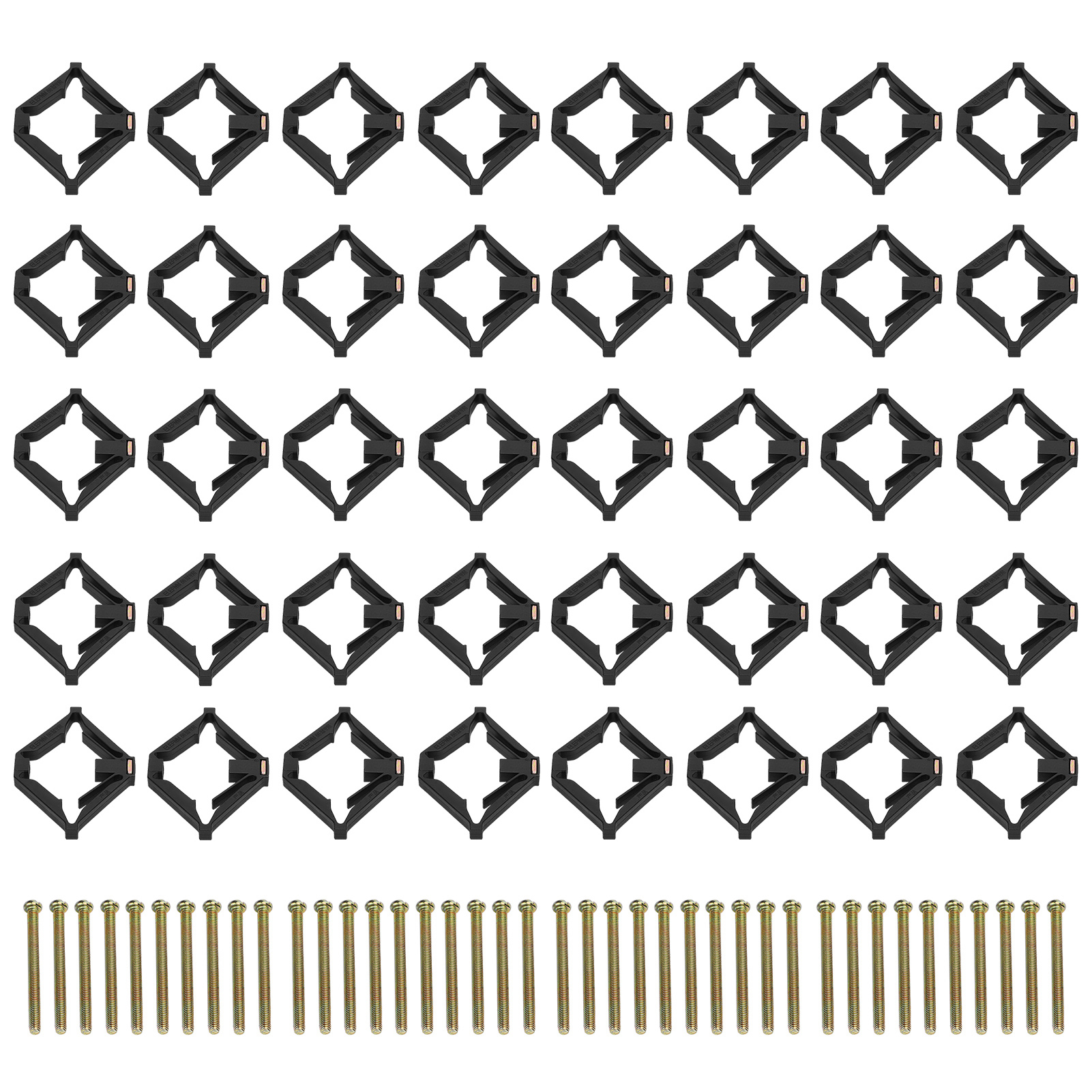 40-teiliges Reparaturset Für 86-mm-schalterkästen, Inklusive Werkzeug Zur Reparatur Der Unteren Kassette, Befestigungsmaterial Und 40 Schrauben (isolierte Ausführung).