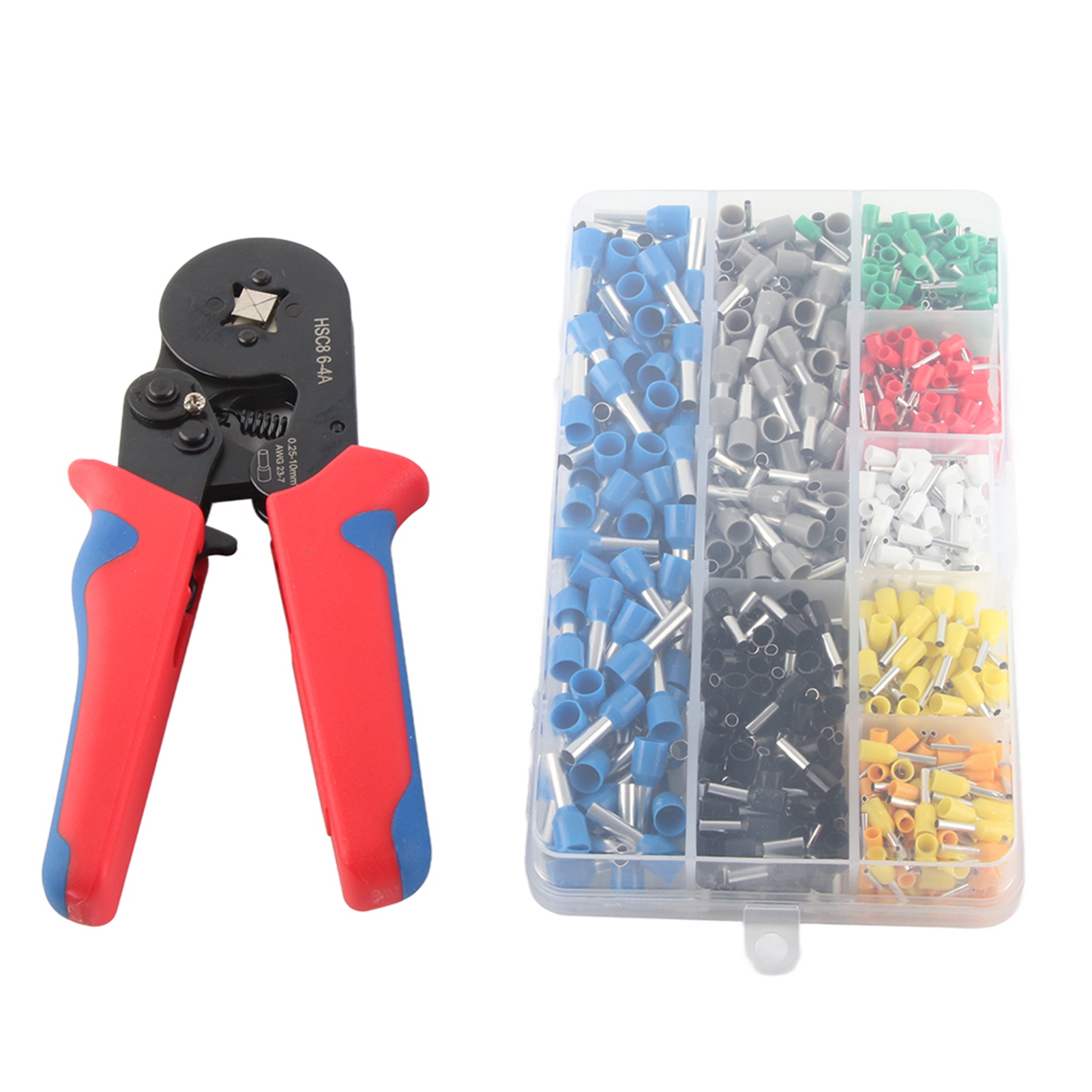 Crimpzange Für Aderendhülsen 0,25–10 Mm, 800 Crimp-anschlüsse