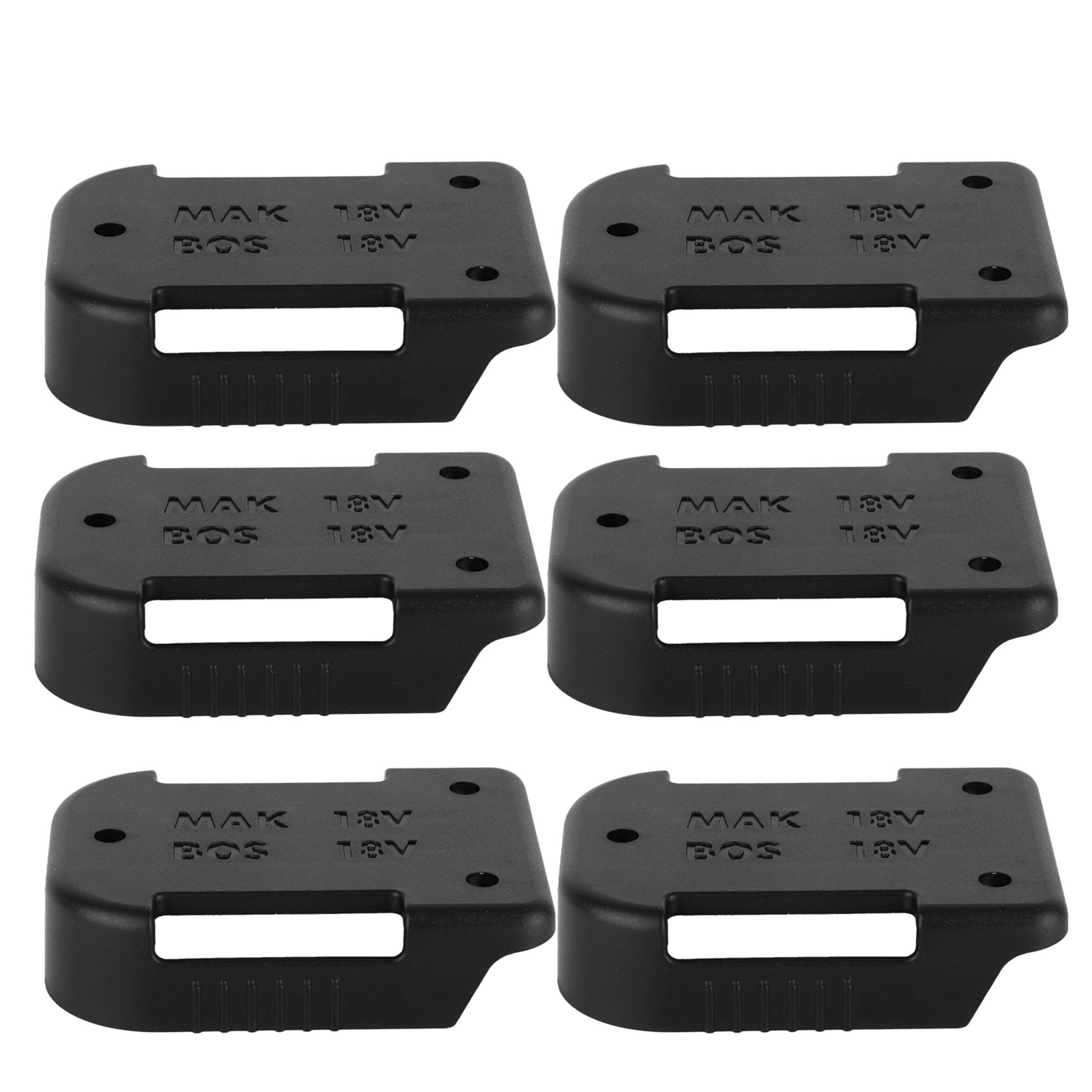 Set Mit 6 Montageadaptern Für Bosch 18v-akkus Mit Schutzkoffer