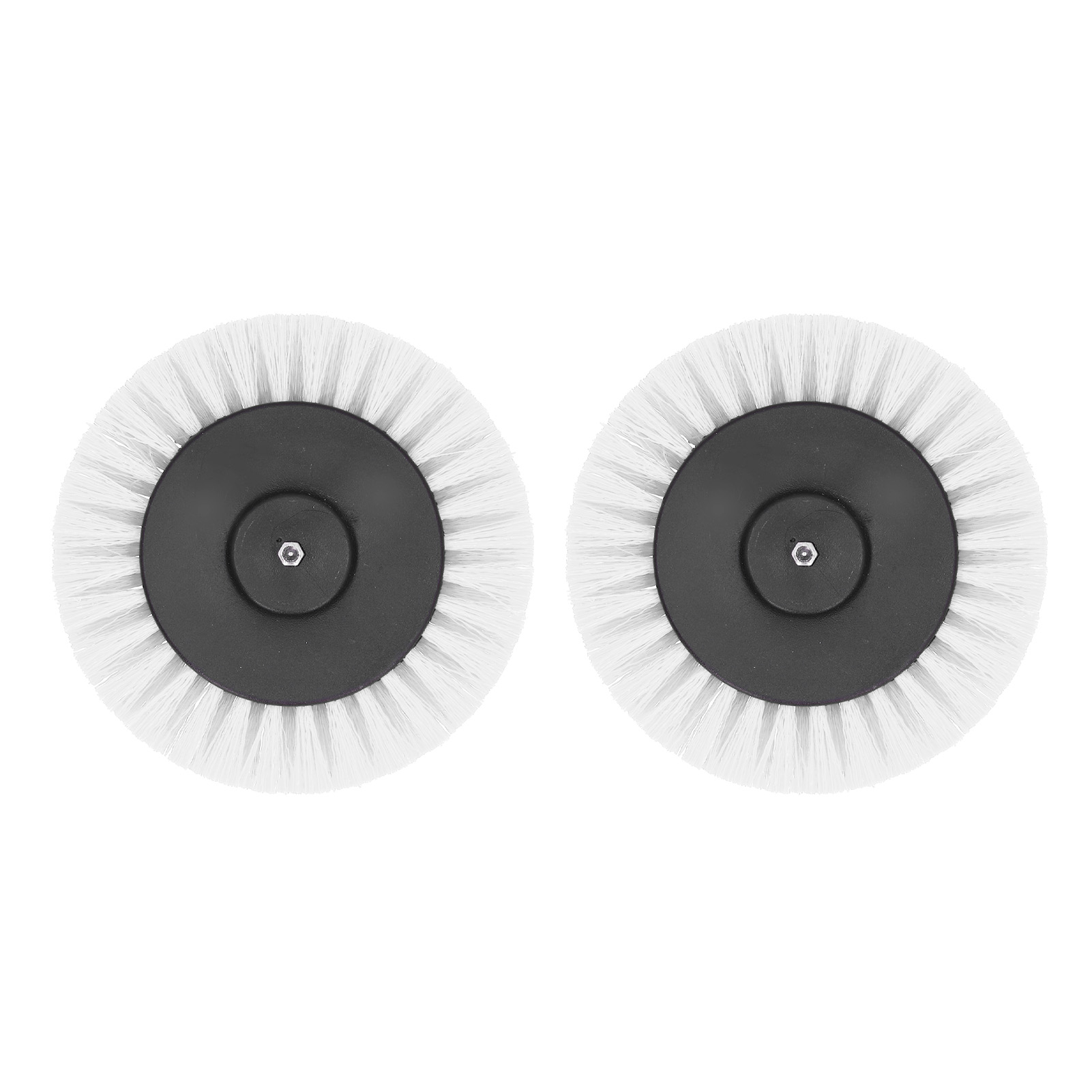 Set Mit 2 Bürstenköpfen (8,9 Cm / 3,5 Zoll) Für Bohrmaschinen, Robuste Spitze Für Teppichdekoration, Weiß
