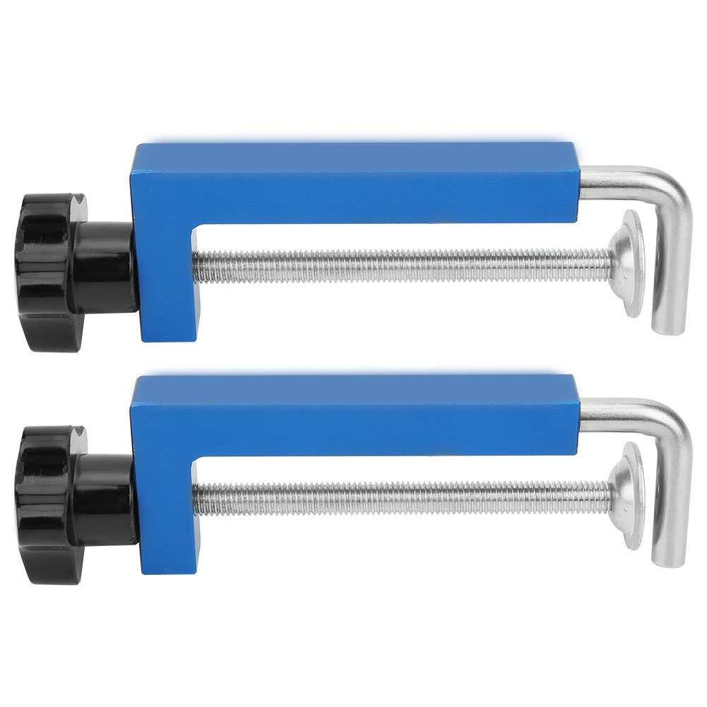 Set Aus 2 Flexiblen 120-mm-befestigungsklemmen Aus Aluminiumlegierung Für Heimwerkerarbeiten Mit Holz.
