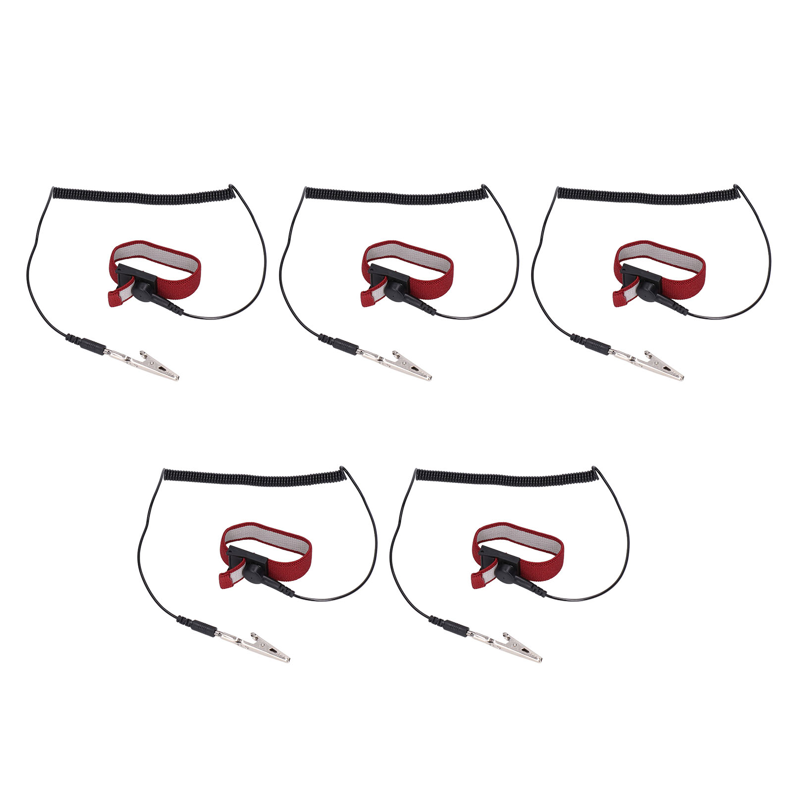 Set Mit 5 Esd-antistatik-armbändern Für Wartungszwecke