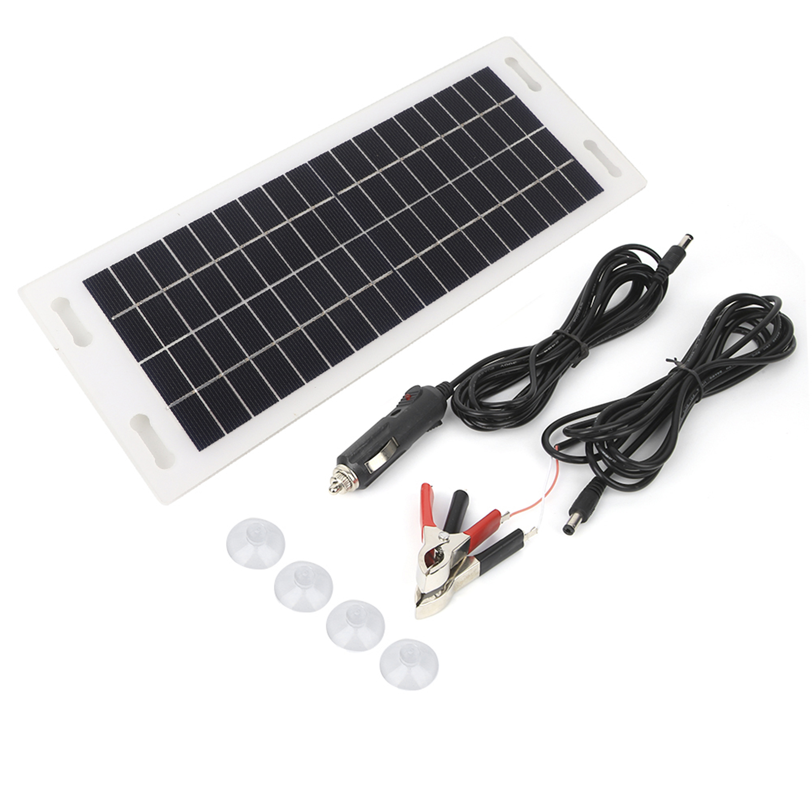 Flexibles, Monokristallines Silizium-solar-autoladegerät Mit 3 Meter Langem Ladekabel, 18 V, 5 W