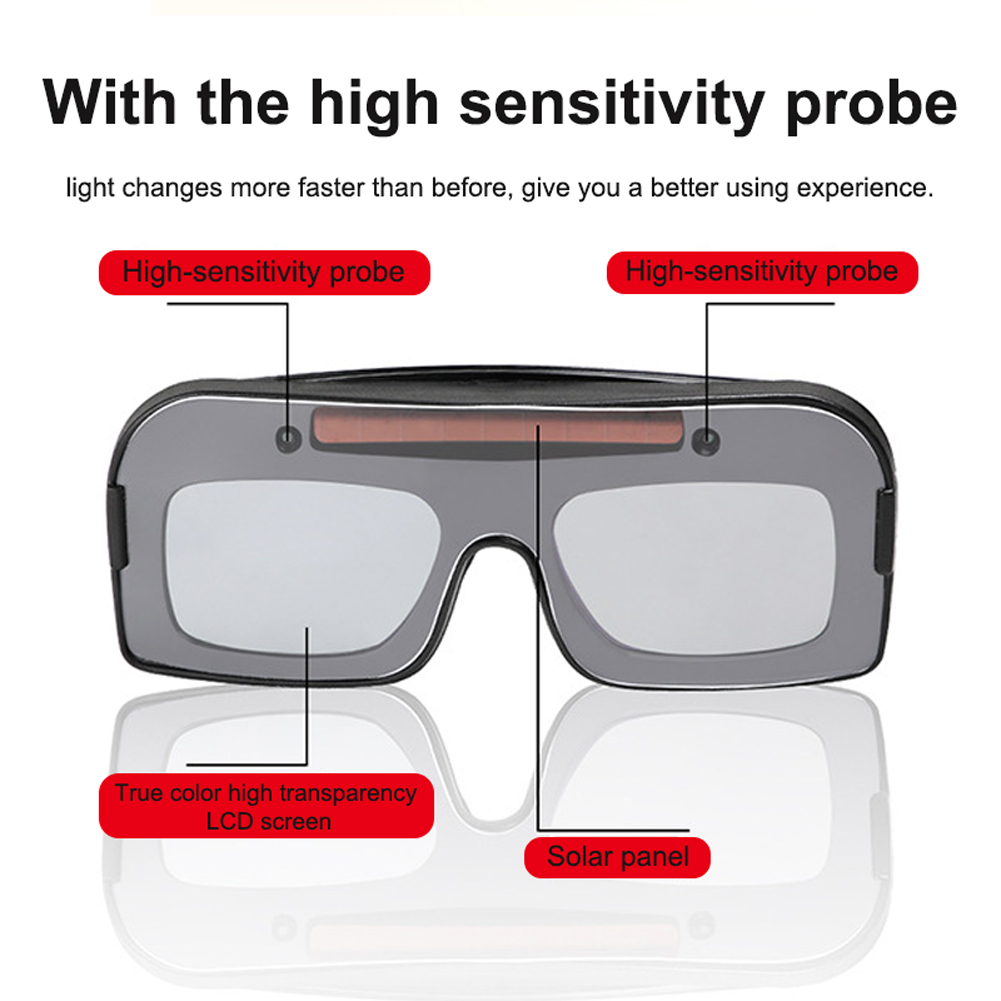 Schweißerbrille Mit Automatischer, Variabler Beleuchtung, Blendschutz, Professionelle Schweißerbrille, Schweißgeräte Für Allgemeine Schweißer