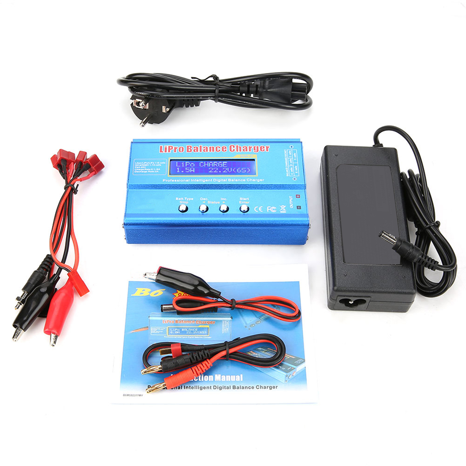 B6 80w Lcd Digital Balance Ladegerät/entlader Für Rc Lipo Nimh Akkus