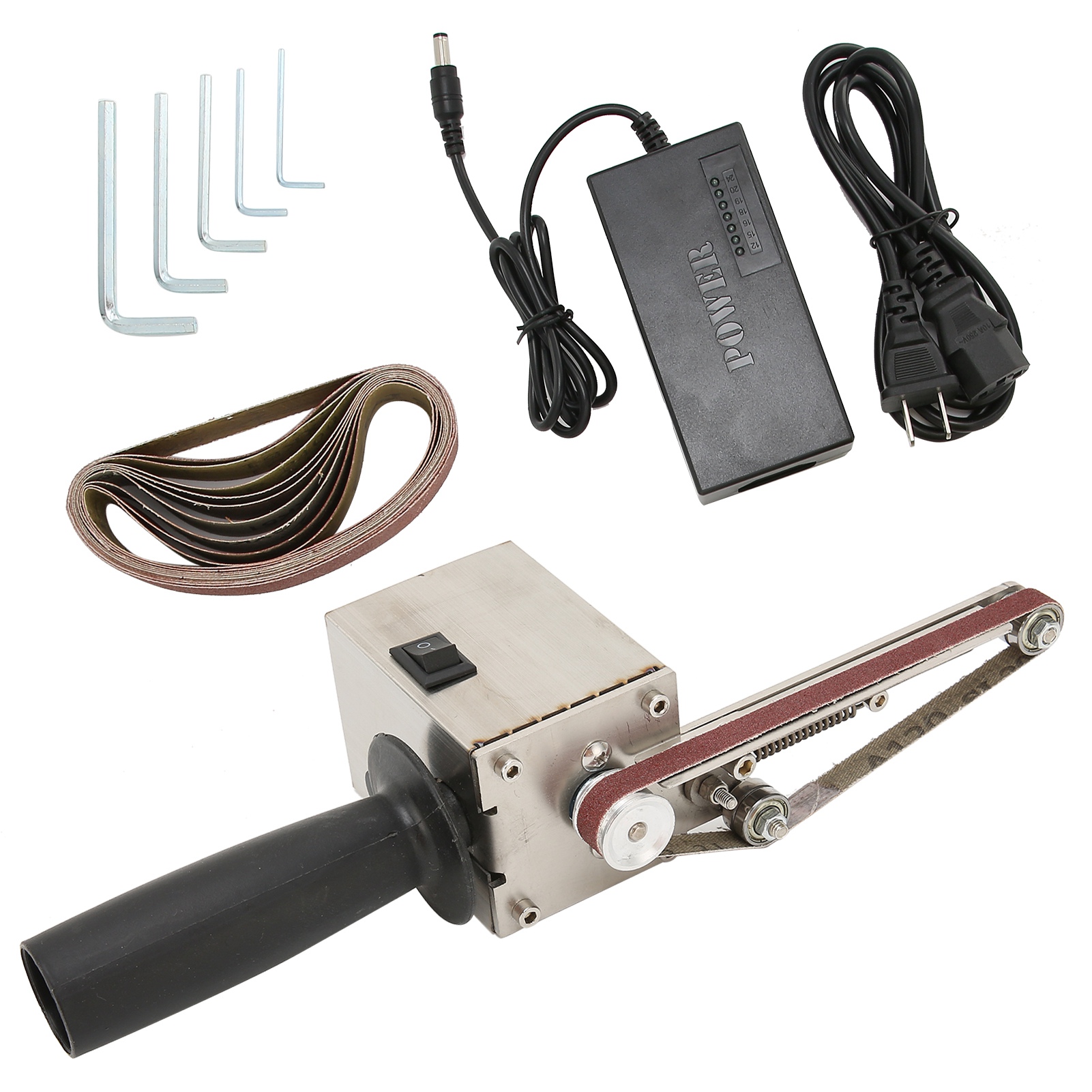 Mini-elektrobandschleifer, Verstellbarer Tragbarer Schleifer, Poliermaschine, Wechselstrom 110-240v Für Diyus 795 Stecker (150w)