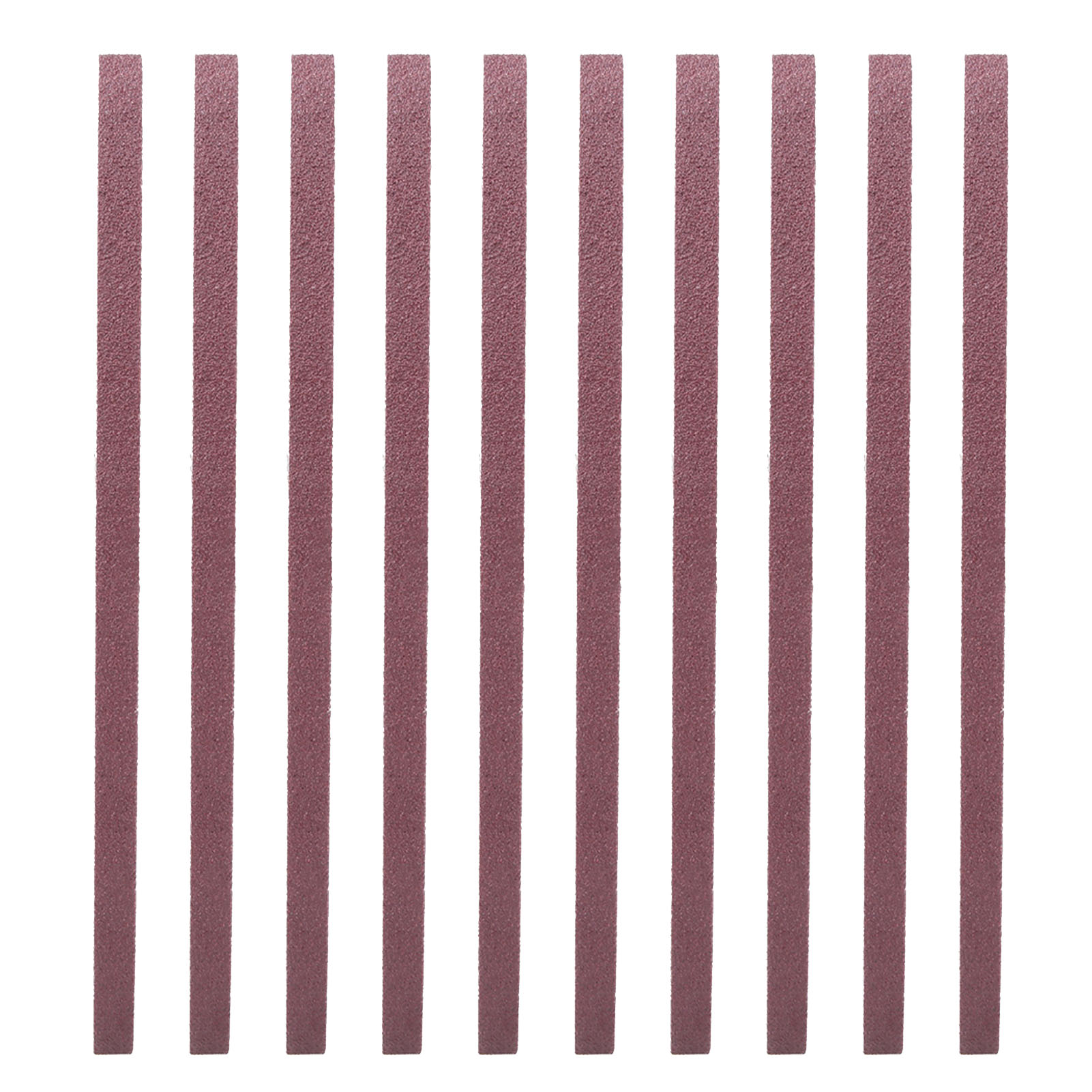 10 Aluminiumoxid-schleifbänder Für Schleifmaschinen, 533 X 9 Mm (80)