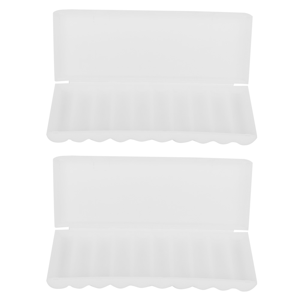 Set Mit 2 18650-batteriehaltern, Weißer Kunststoff-organizer, Leicht Und Transparent, Praktisch