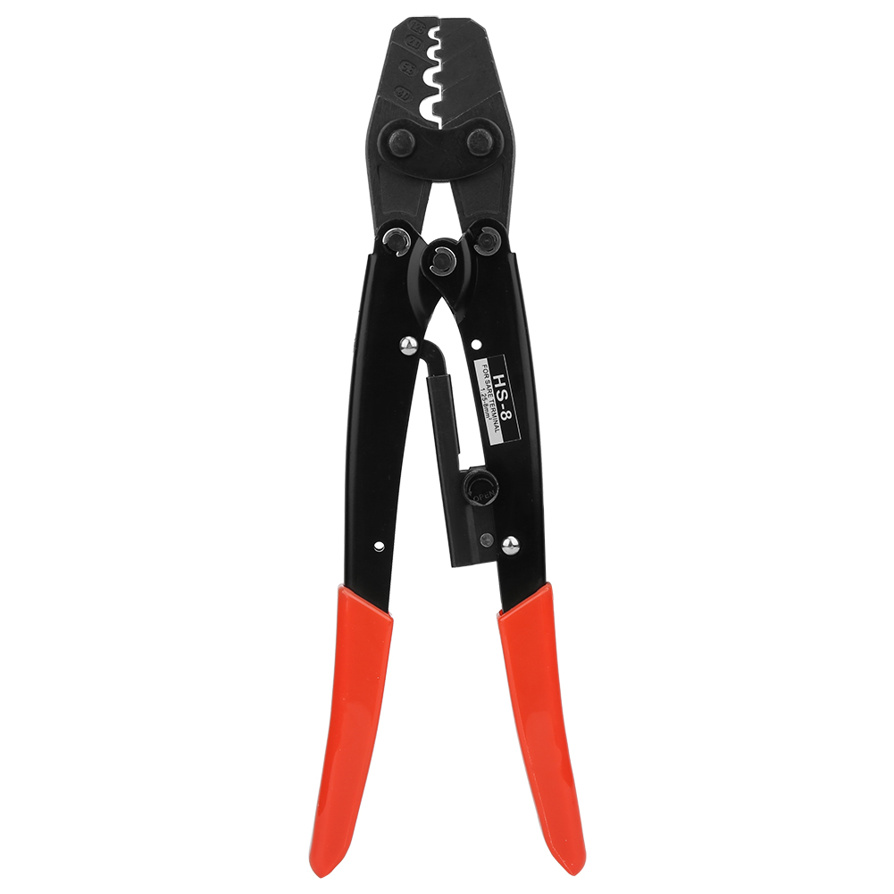 Hs-8 Crimpzange, Manuelle Crimpzange Für 1,25-8 Mm² 17-8 Awg Blanke Kabelschuhe