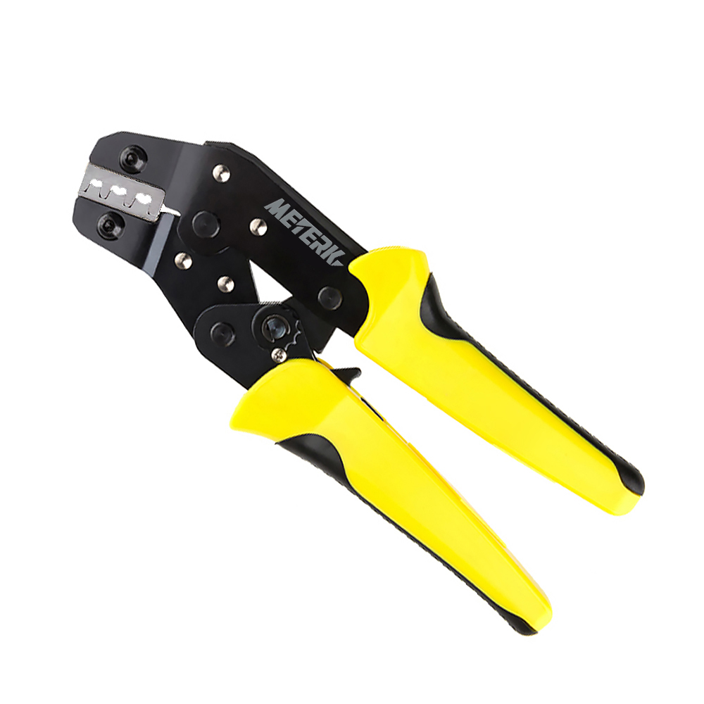 Meterk 4-in-1 Profi-crimpwerkzeug, Ratschen-crimpwerkzeug Für Klemmen, Crimp-klemmen-crimpwerkzeug Mit Abisolierzange.