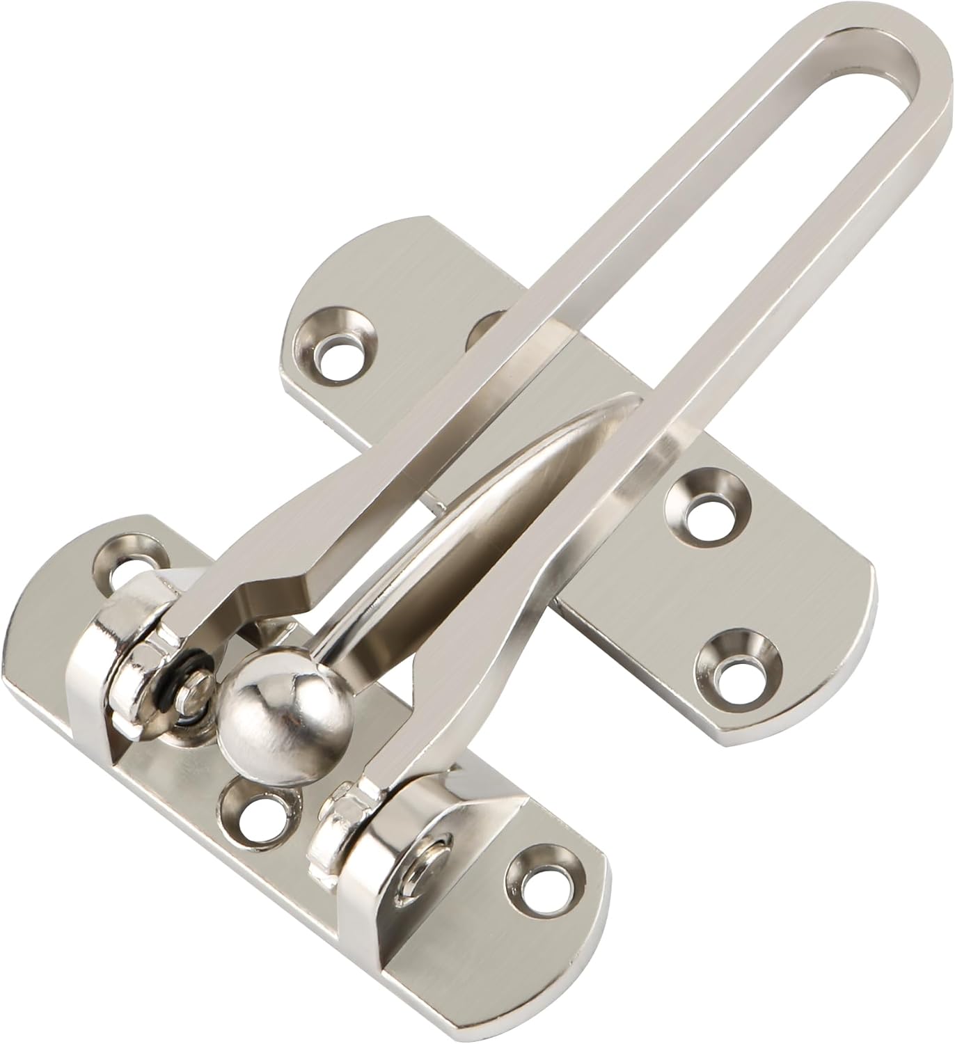 Sicherheitstürschloss Mit Drehriegel Für Innentüren, Hochwertiger Metall-außentürriegel Für Schränke, Schlafzimmer, Tore Und Zäune, Gebürstete Oberfläche, Ems570-ls