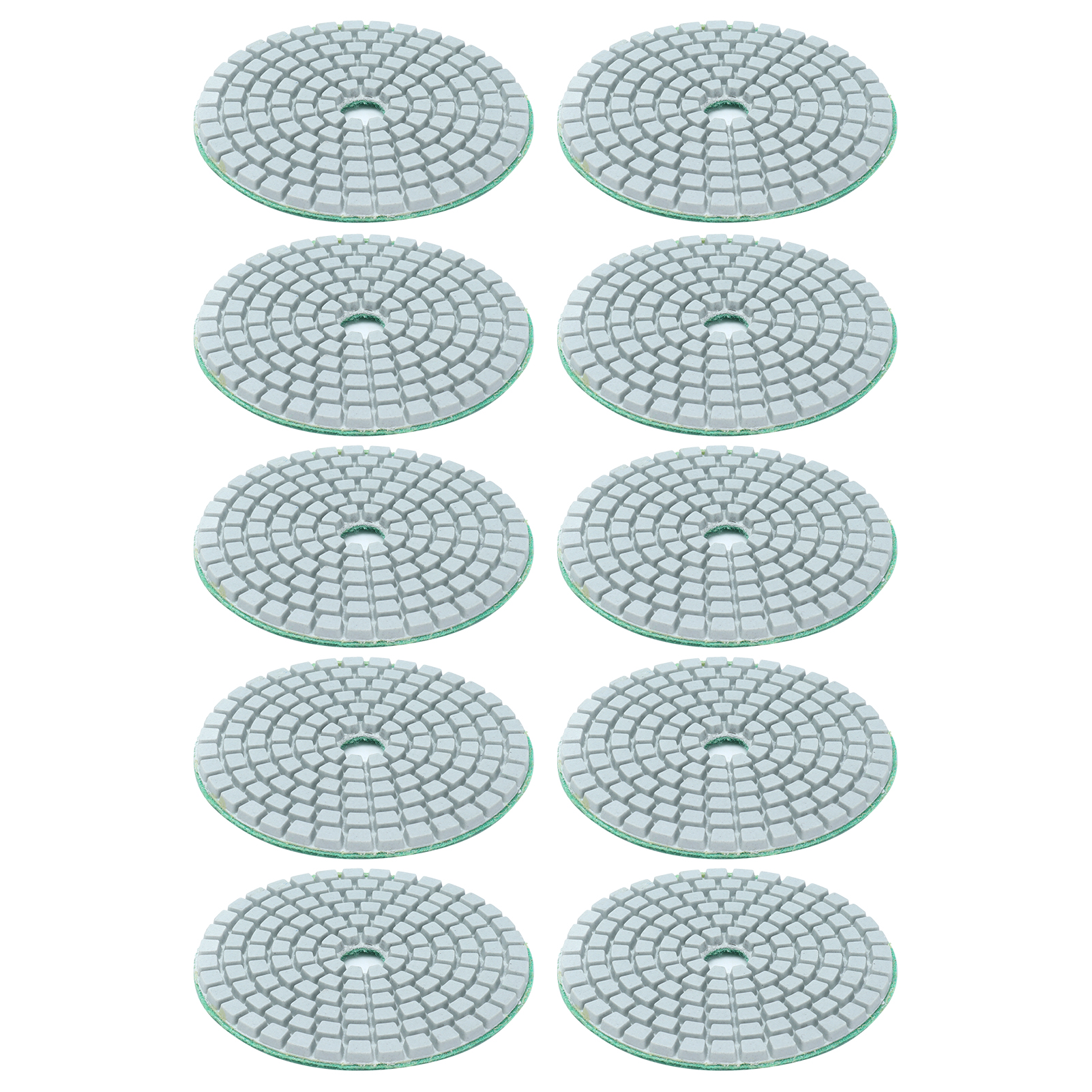 Packung Mit 10 7,6 Cm (3 Zoll) Großen Diamant-nasspolierscheiben, Körnung 1000, Für Granit Und Marmor.