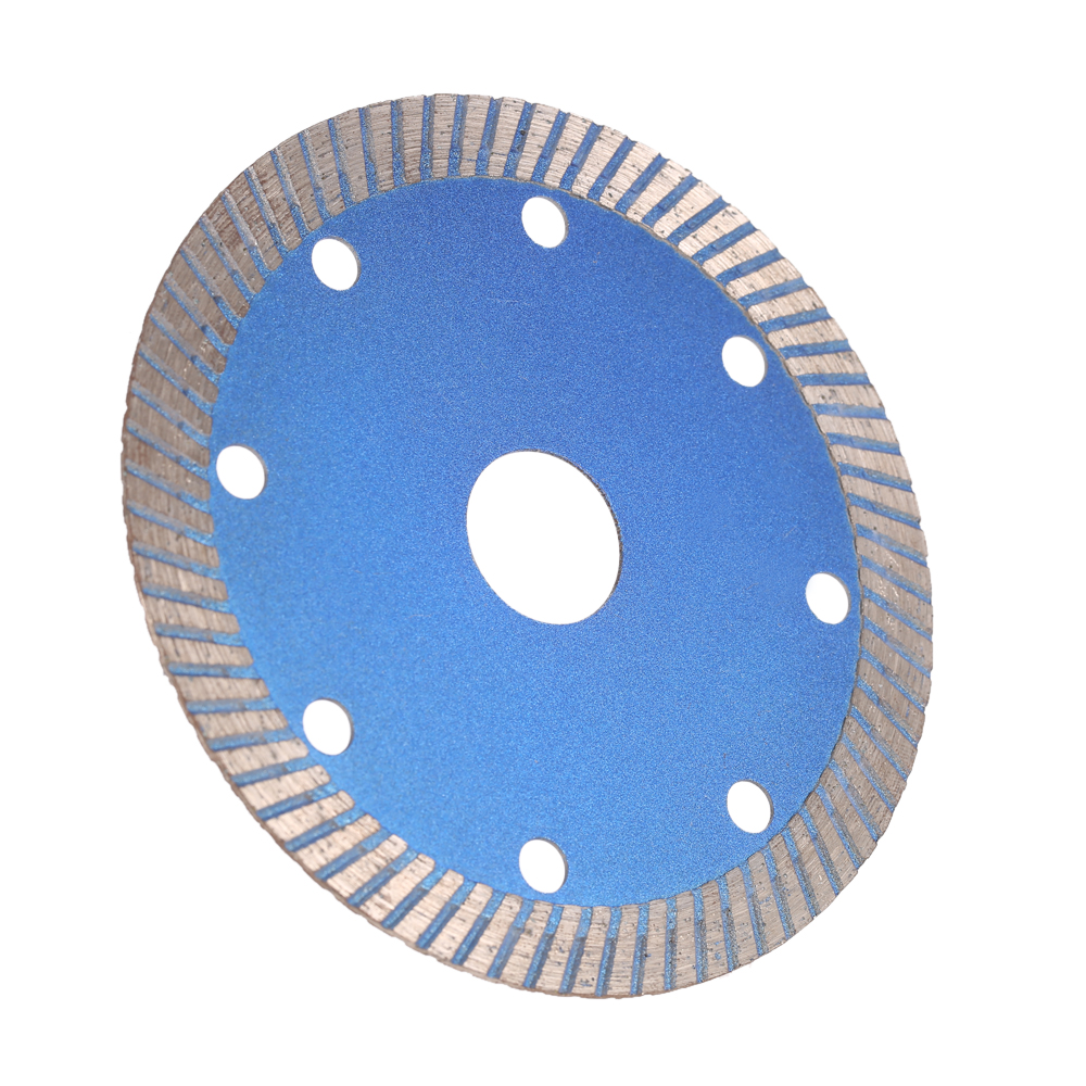 Diamanttrennscheibe 110 X 1,2 X 20 Mm, Durchgehende Turbo-diamantscheibe Mit 8 Kühllöchern, 20 Mm Innendurchmesser, Mikroperforation Für Winkelschleifer, Architektur Und Maschinenbau.