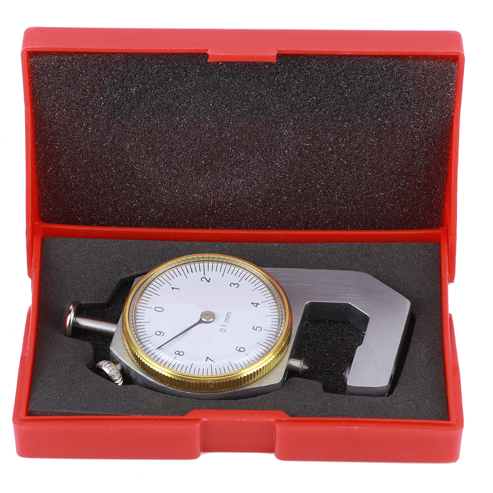 Runduhr-dickenmessgerät, Präzisionsmessgerät, Spitzer Flachkopf, Messbereich 0-10 Mm
