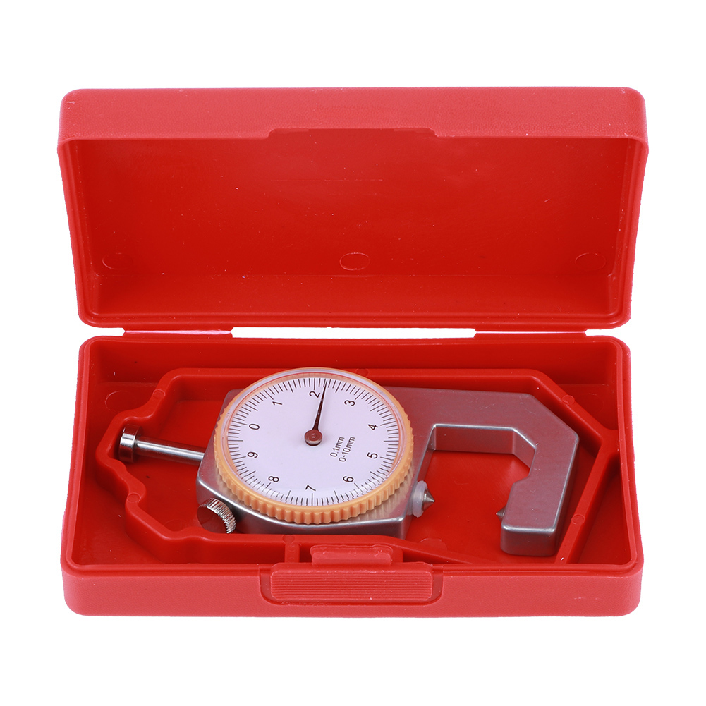 Tragbares Und Präzises, Versilbertes Dickenmessgerät Zur Messung Von Schmuck, Leder Und Platten, Mit Konischem Kopf Von 0 Bis 10 Mm