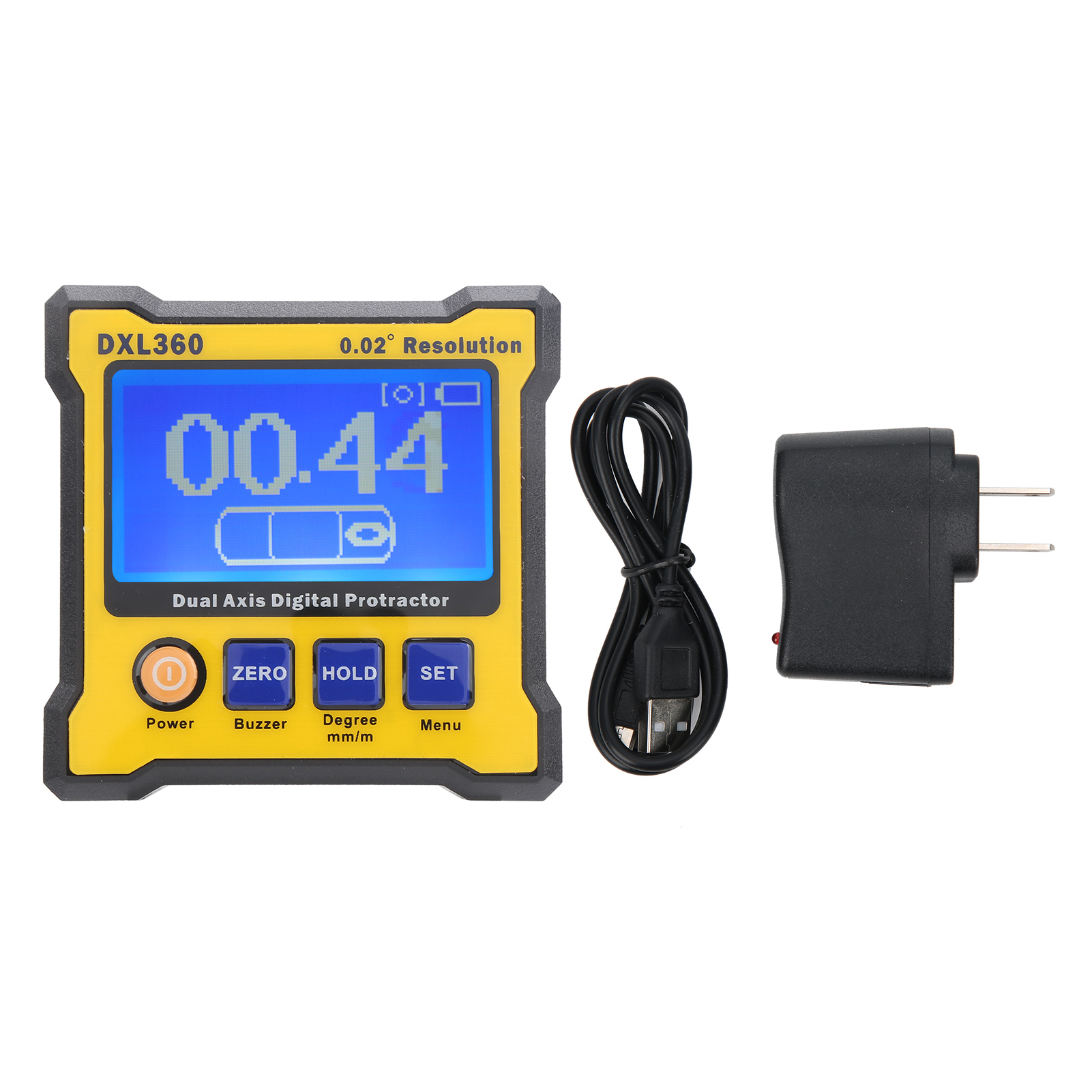 Zweiachsiger Digitaler Winkelmesser, Nichtmagnetisches Handwerkzeug Xdl360