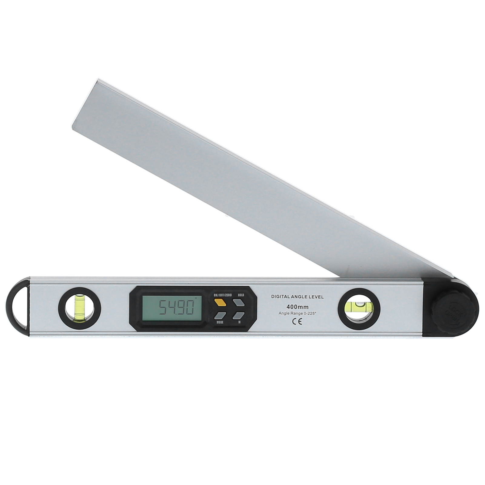2-zoll-digitalwinkelmesser Mit Elektronischer Led-wasserwaage, 400-mm-winkelmesser Mit Tragetasche