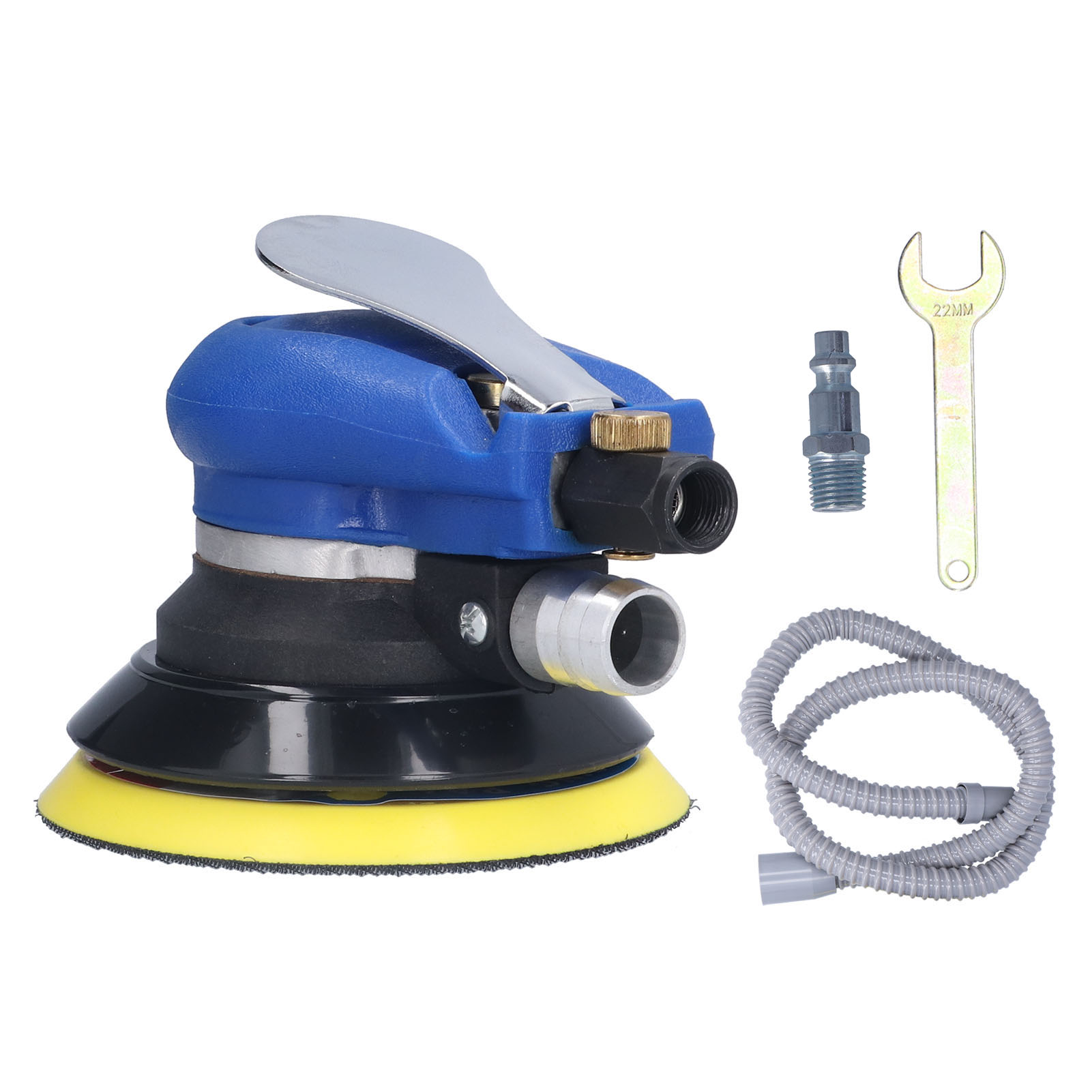 5-zoll-druckluft-exzenterschleifer Mit Staubabsaugung Zum Polieren, Schleifen Und Entgraten. Us-stecker.