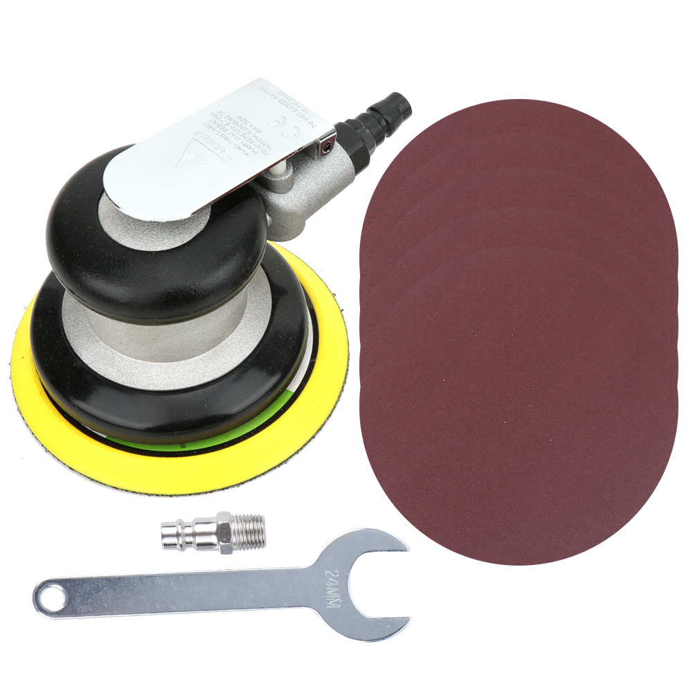 5-zoll-druckluftschleifer, Schleif- Und Wachsmaschine, Japanische Schnittstelle, Mit 5 Schleifblättern Und Eu-stecker