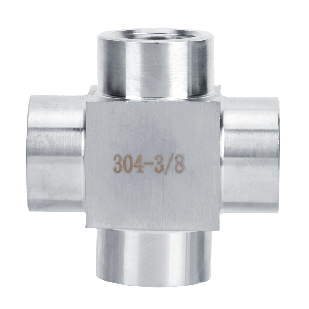 4-wege-t-stück Aus Edelstahl 304, G3/8-innengewinde, 4-wege-rohrverbinder G3/8