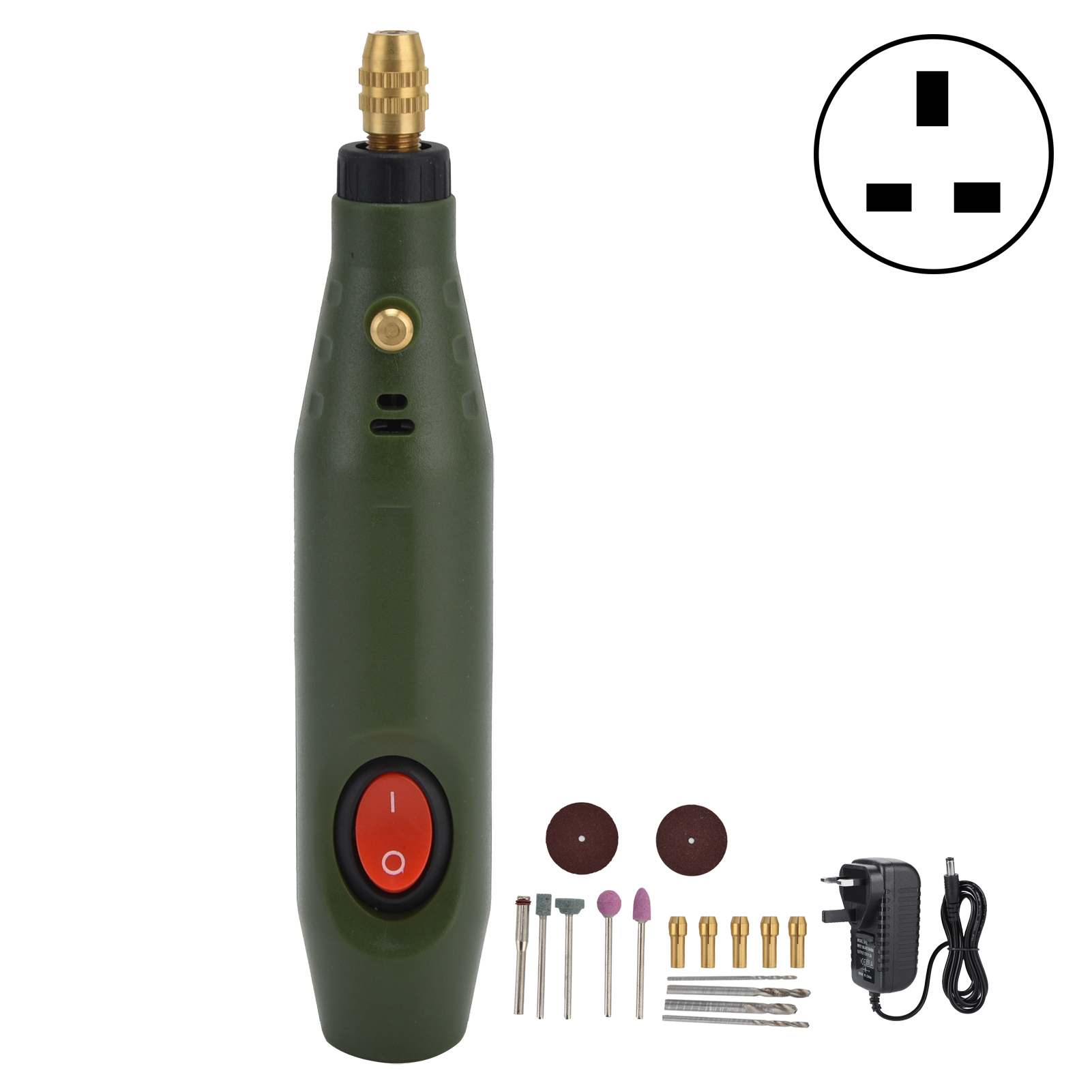 Elektrisches Schleifwerkzeug, Mini-polierwerkzeug, Preiswertes Diy-gravierwerkzeug Für Edelstahl, Keramik Und Glas (100-240v Stecker)