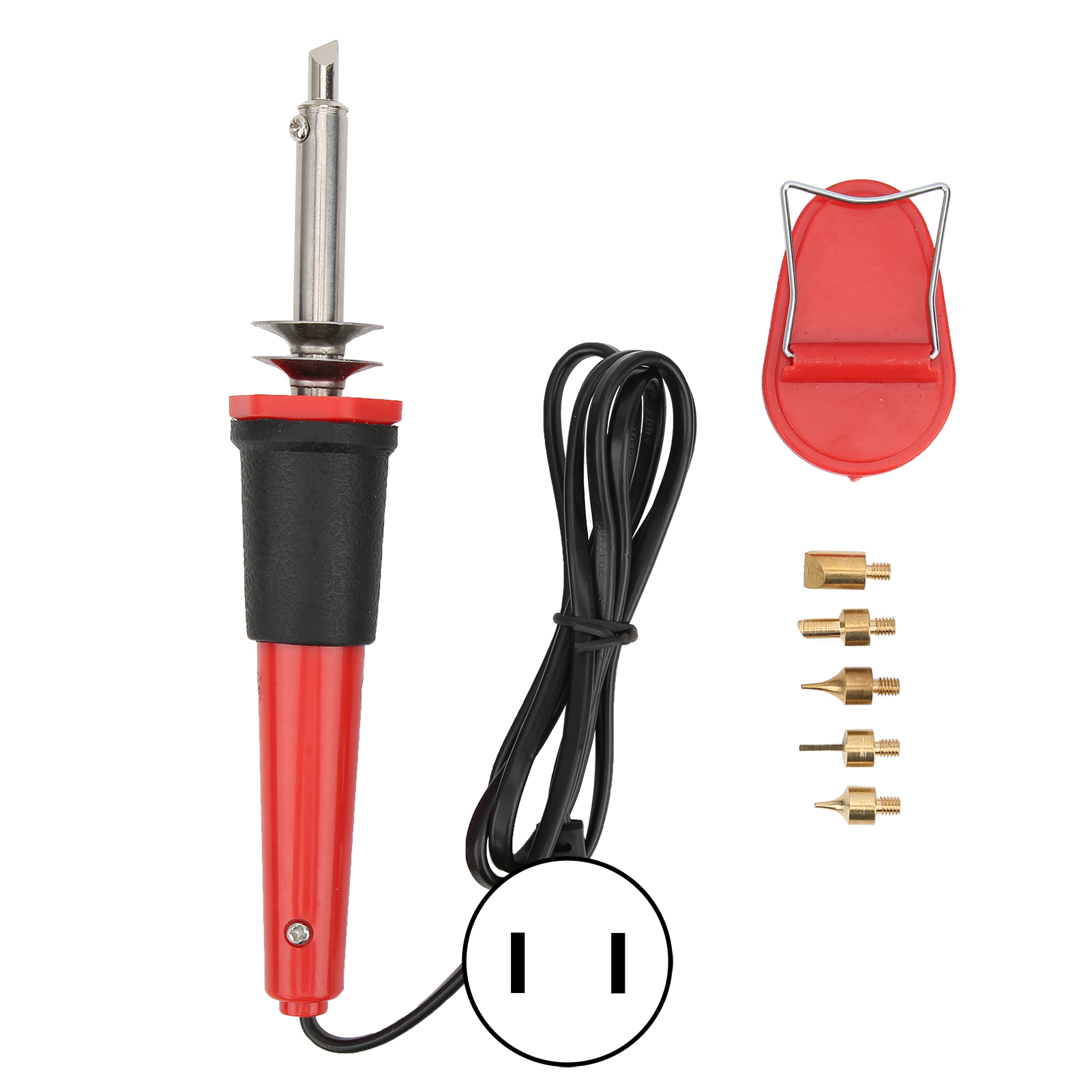Set Mit 7 Elektrischen Lötkolben Für Brandmalerei, Holzschnitzerei Und Edelstahlschweißen. Us-stecker 110 V.