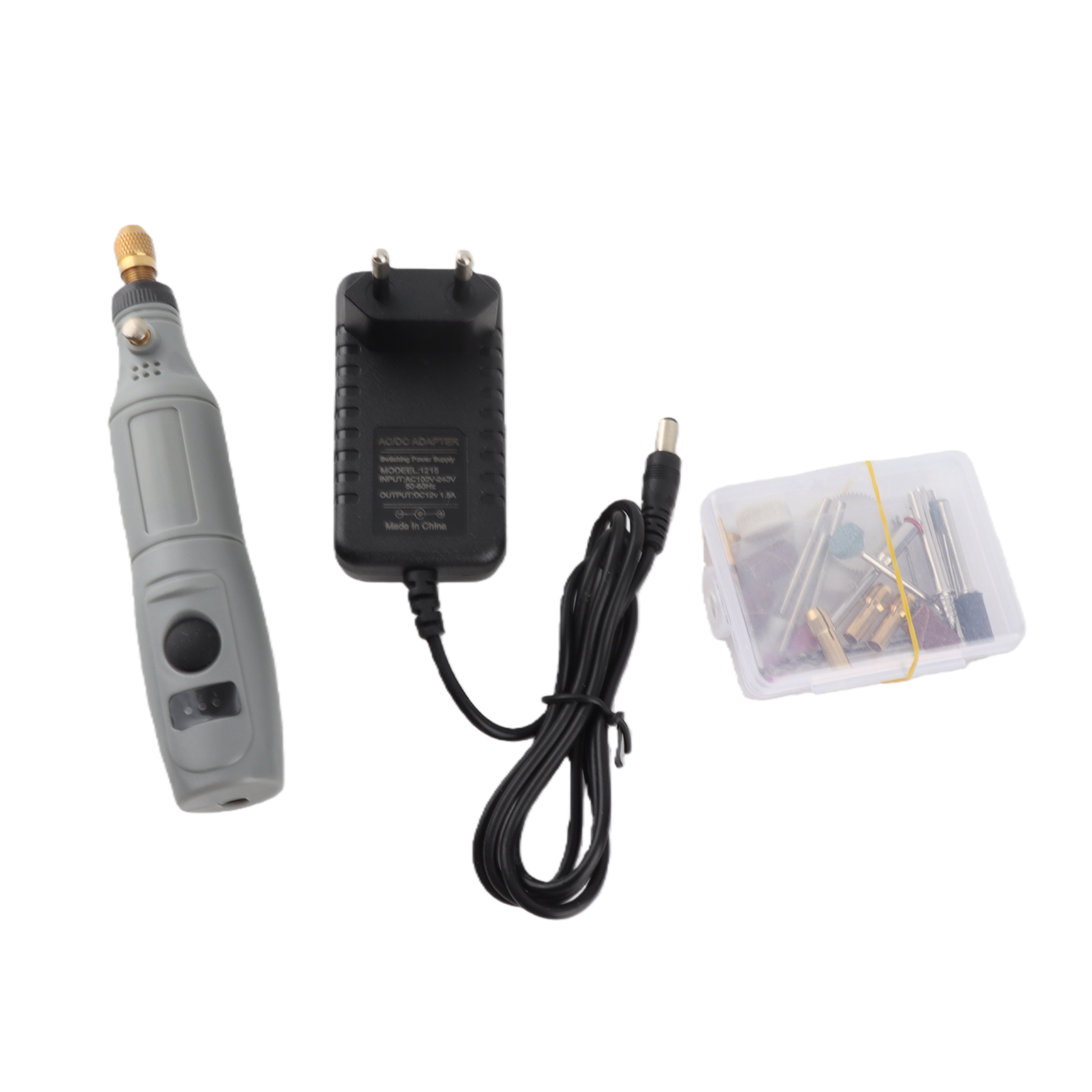Tragbarer 12v Mini-elektroschleifer, Variable Drehzahl Von 5.000 Bis 15.000 U/min, Mit 24 Zubehörteilen Für Heimwerkerprojekte Und Kreationen.