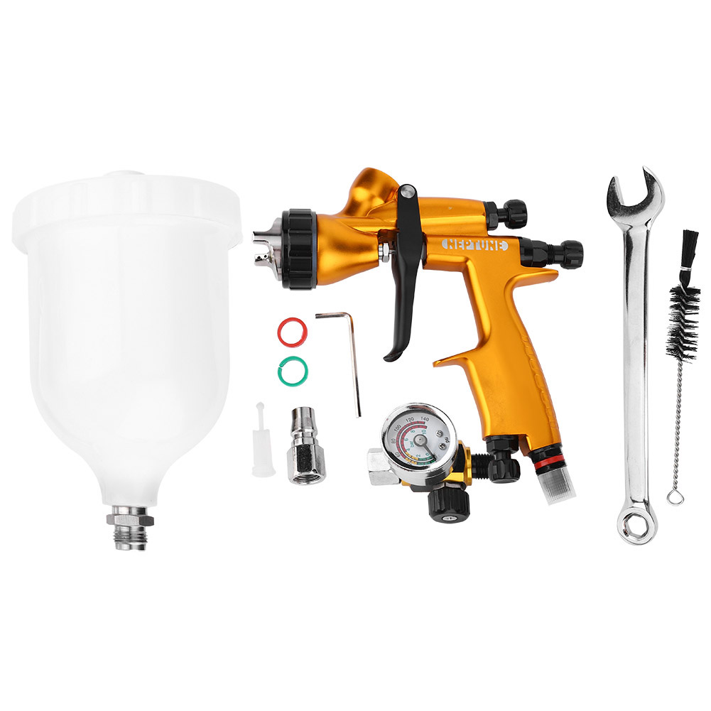 Schwerkraftbetriebene Pneumatische Airbrush Mit Reservoir, 1,3 Mm Kaliber, Für Feinen Sprühnebel Und Hohe Zerstäubung