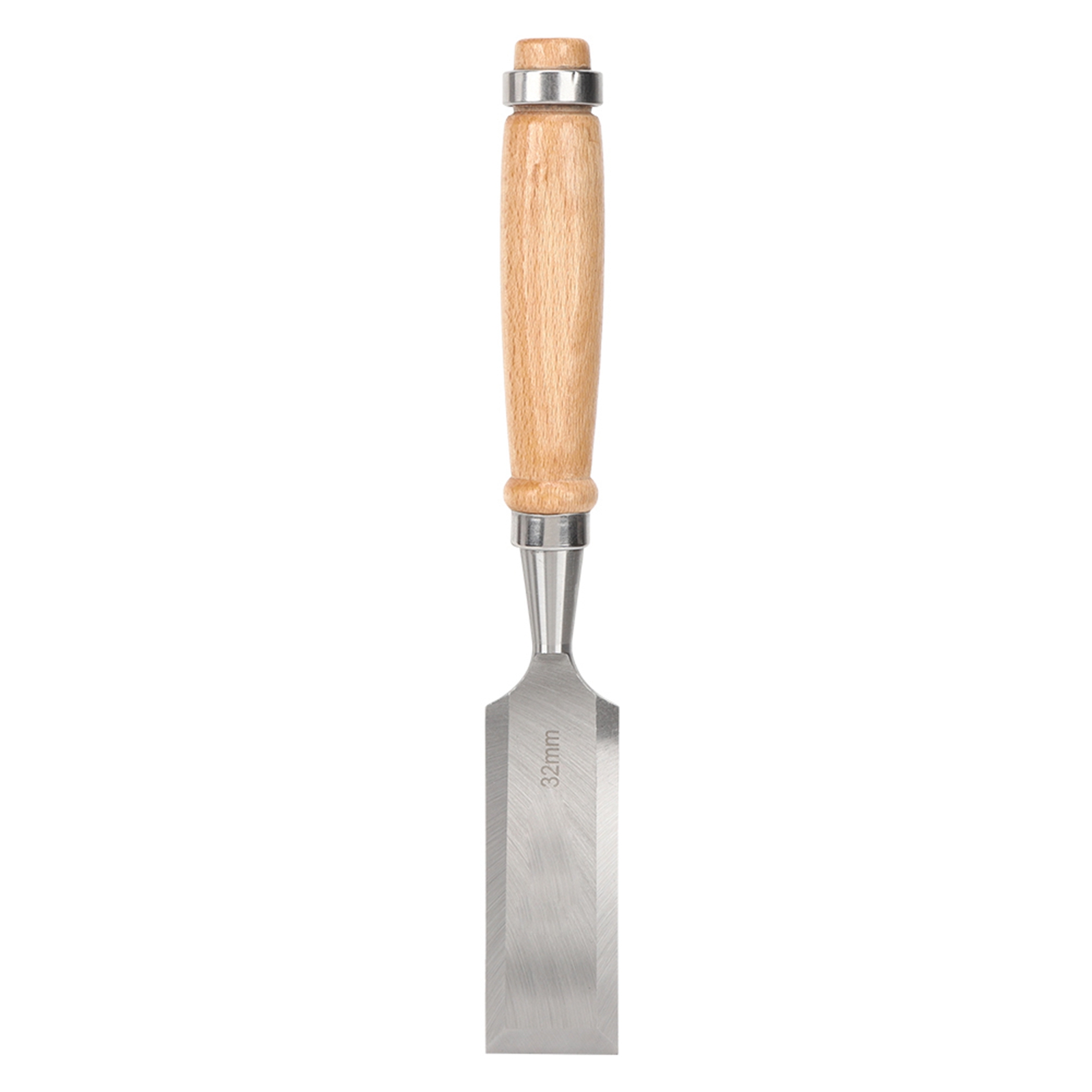 Flachmeißel Für Die Holzbearbeitung, Schneidwerkzeug Mit Holzgriff, Robustes Industriezubehör, Chrom-vinyl-stahl, 32 Mm